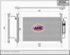 HONDA 80110SMGE01 Condenser, air conditioning